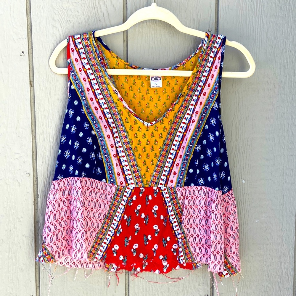 Patchwork tank top